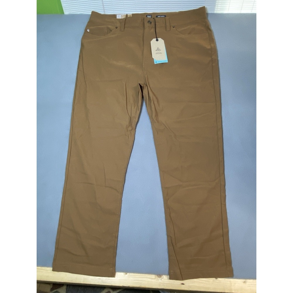 NWT! Men's 40x30 Prana "Brion Slim" Pants Stretch Hiking Outdoors Eco Friendly